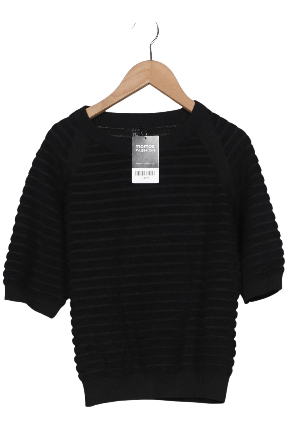 

COS Damen Pullover, schwarz, Gr. 34