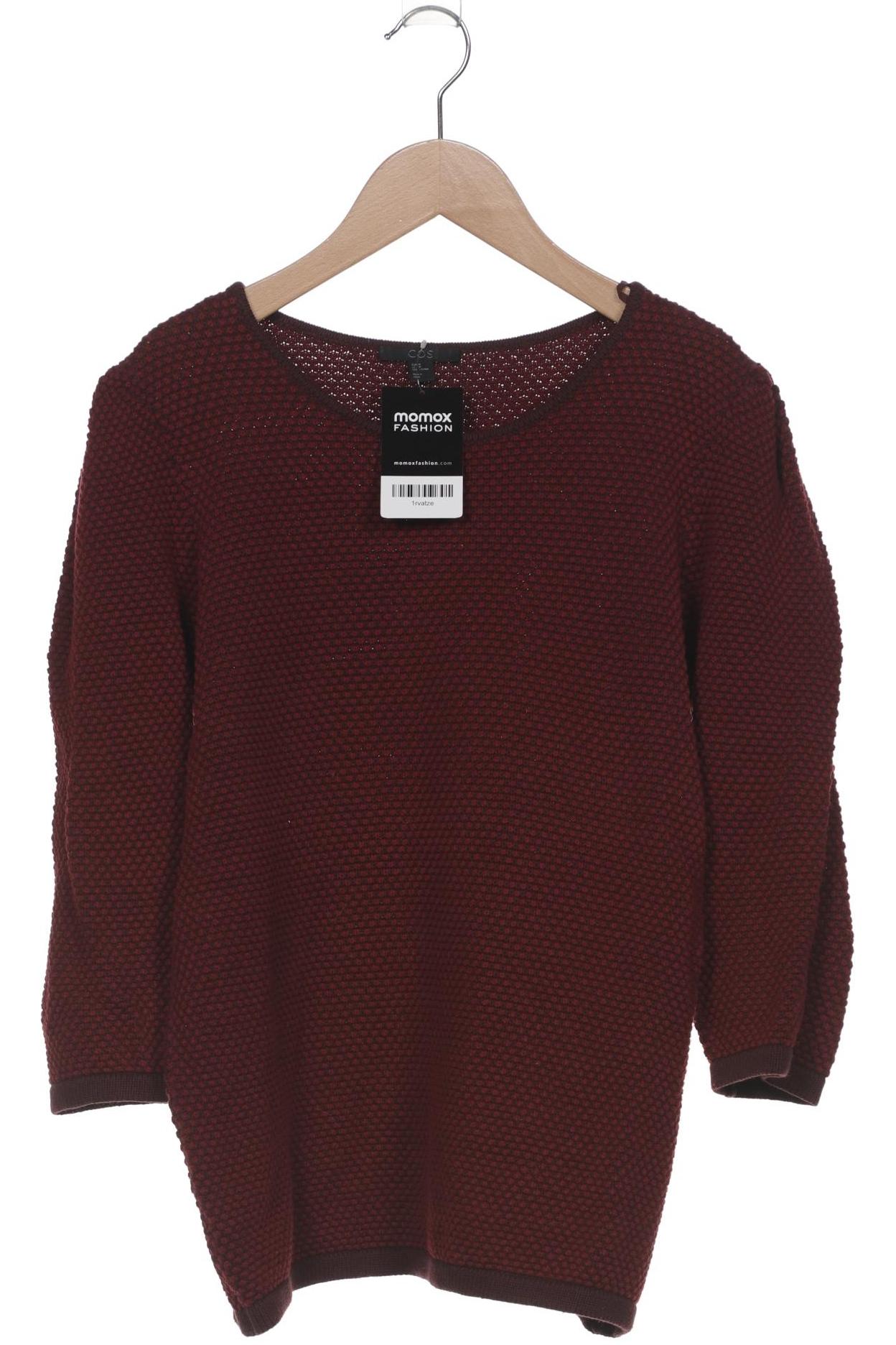 

COS Damen Pullover, bordeaux, Gr. 38