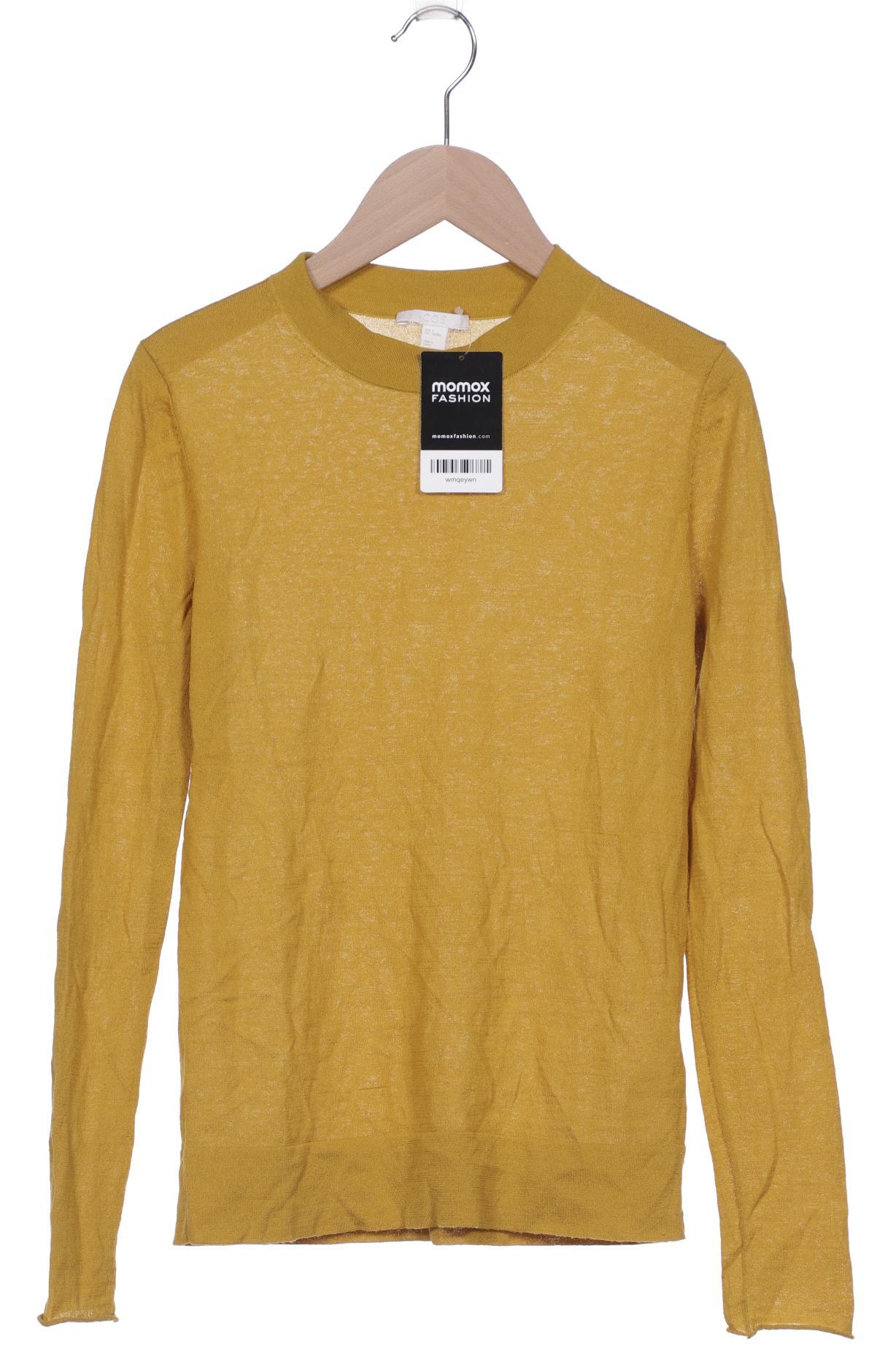 

COS Damen Pullover, gelb, Gr. 36