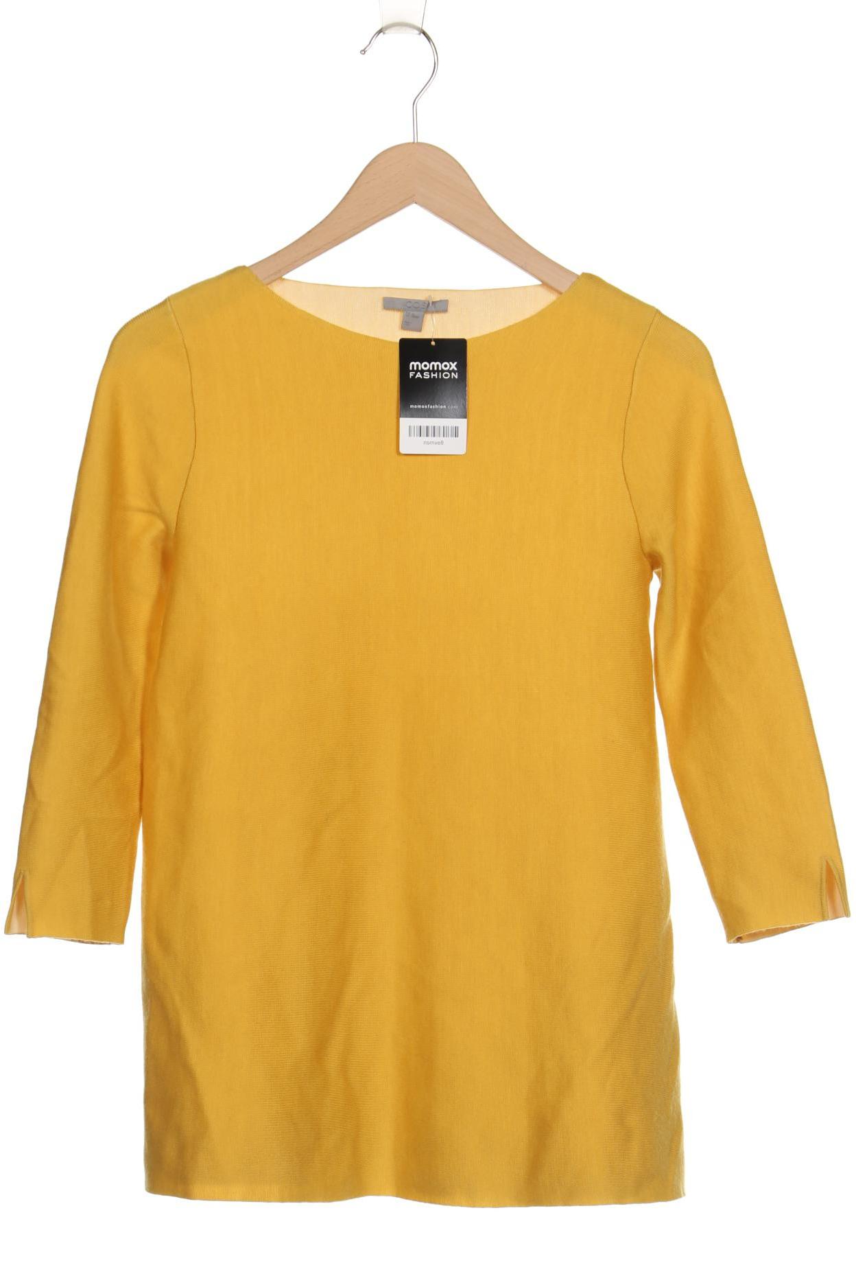 

COS Damen Pullover, gelb, Gr. 34
