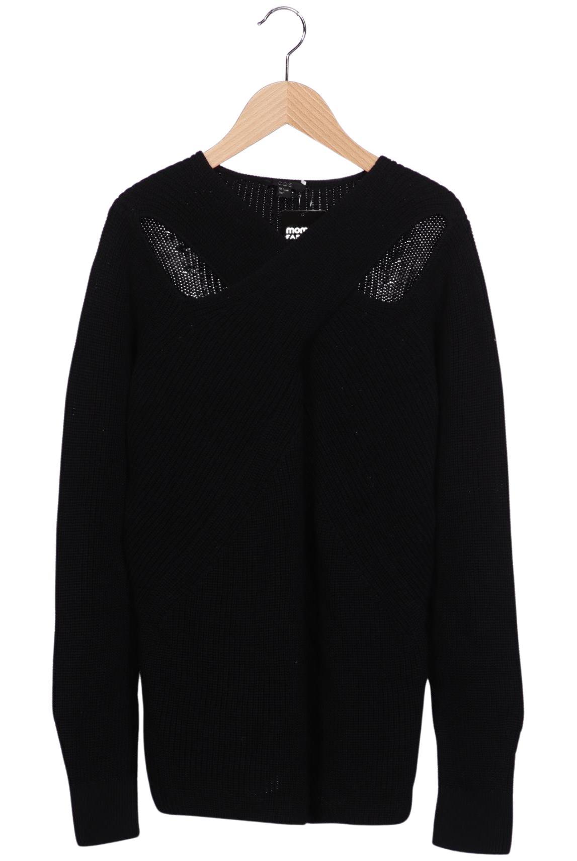

COS Damen Pullover, schwarz, Gr. 36