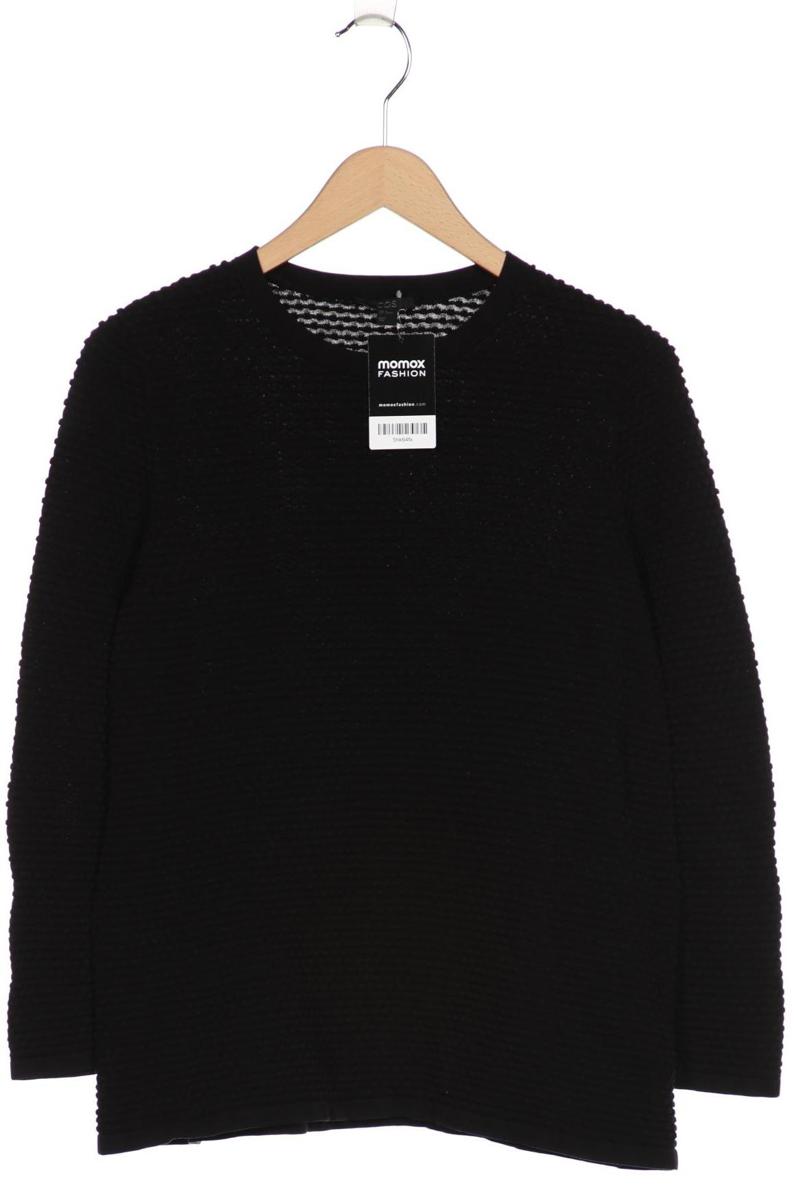 

COS Damen Pullover, schwarz, Gr. 38