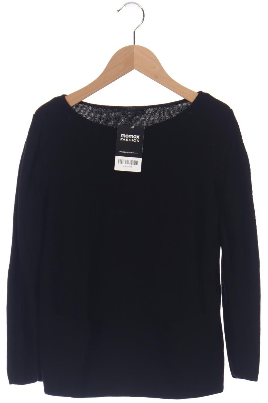 

COS Damen Pullover, schwarz