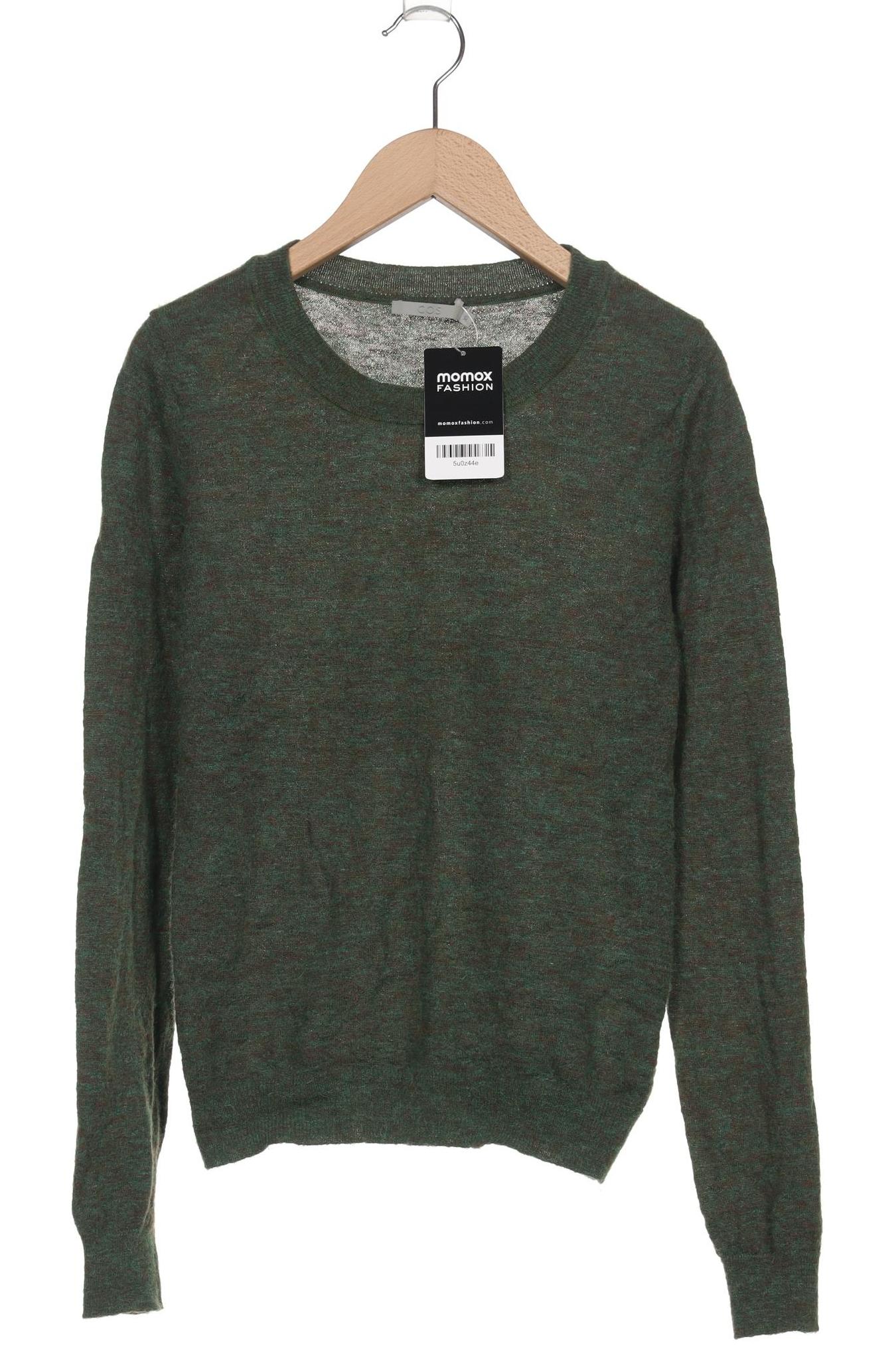 

COS Damen Pullover, grün, Gr. 34