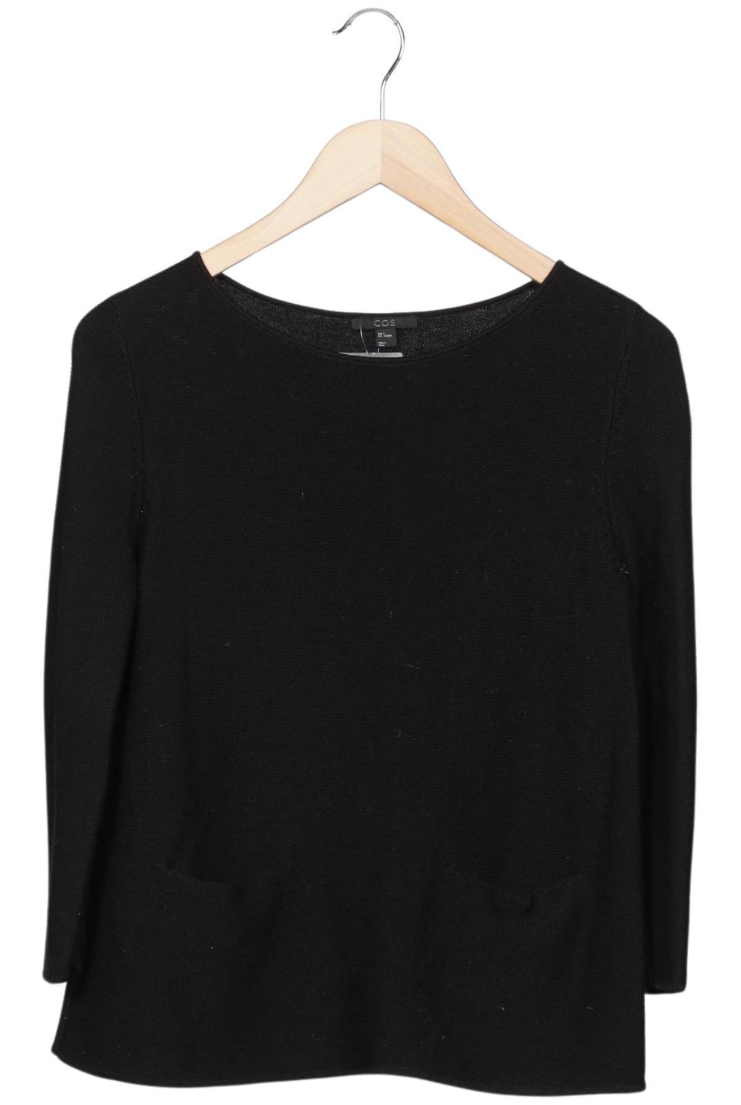 

COS Damen Pullover, schwarz, Gr. 36