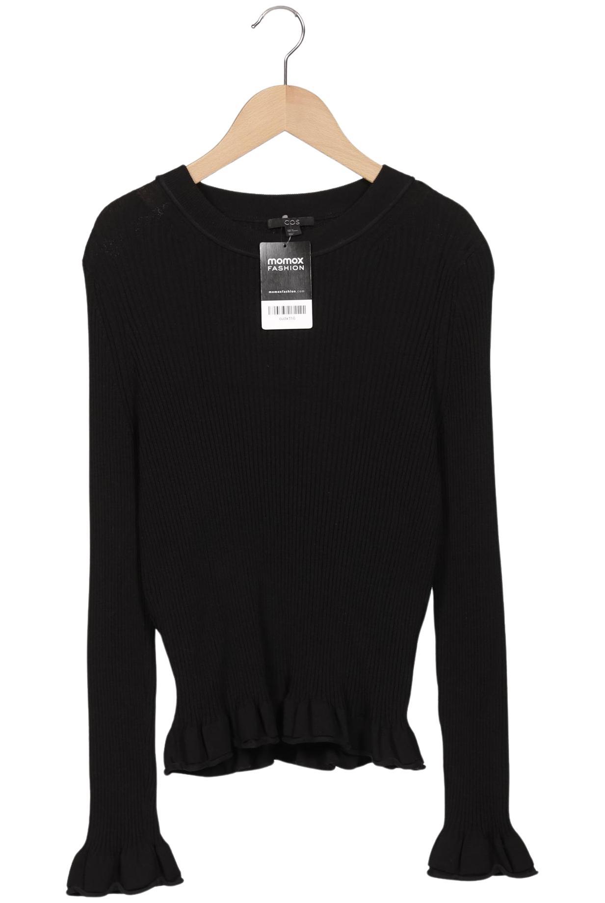 

COS Damen Pullover, schwarz, Gr. 38