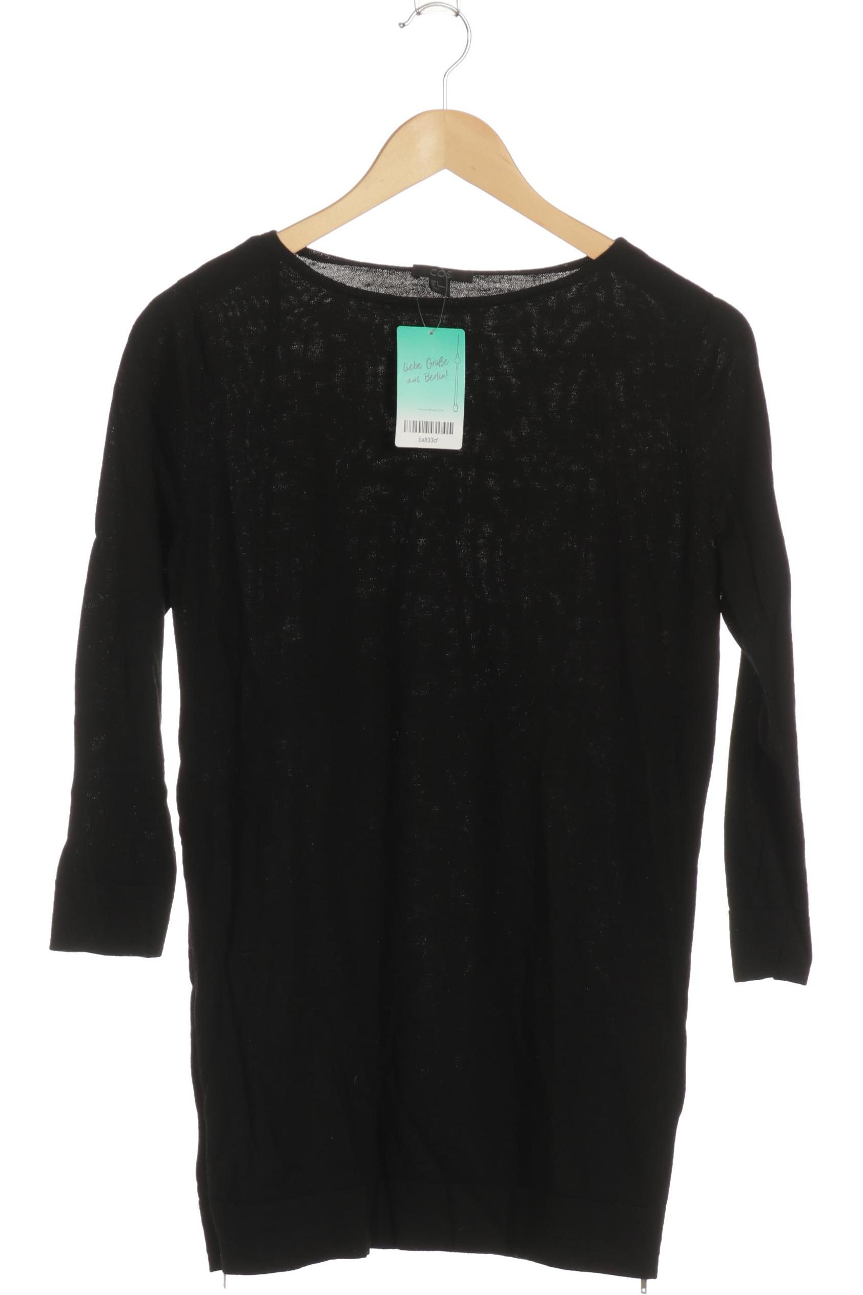 

COS Damen Pullover, schwarz, Gr. 36