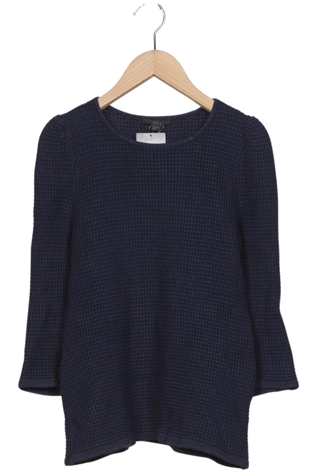 

COS Damen Pullover, marineblau, Gr. 34