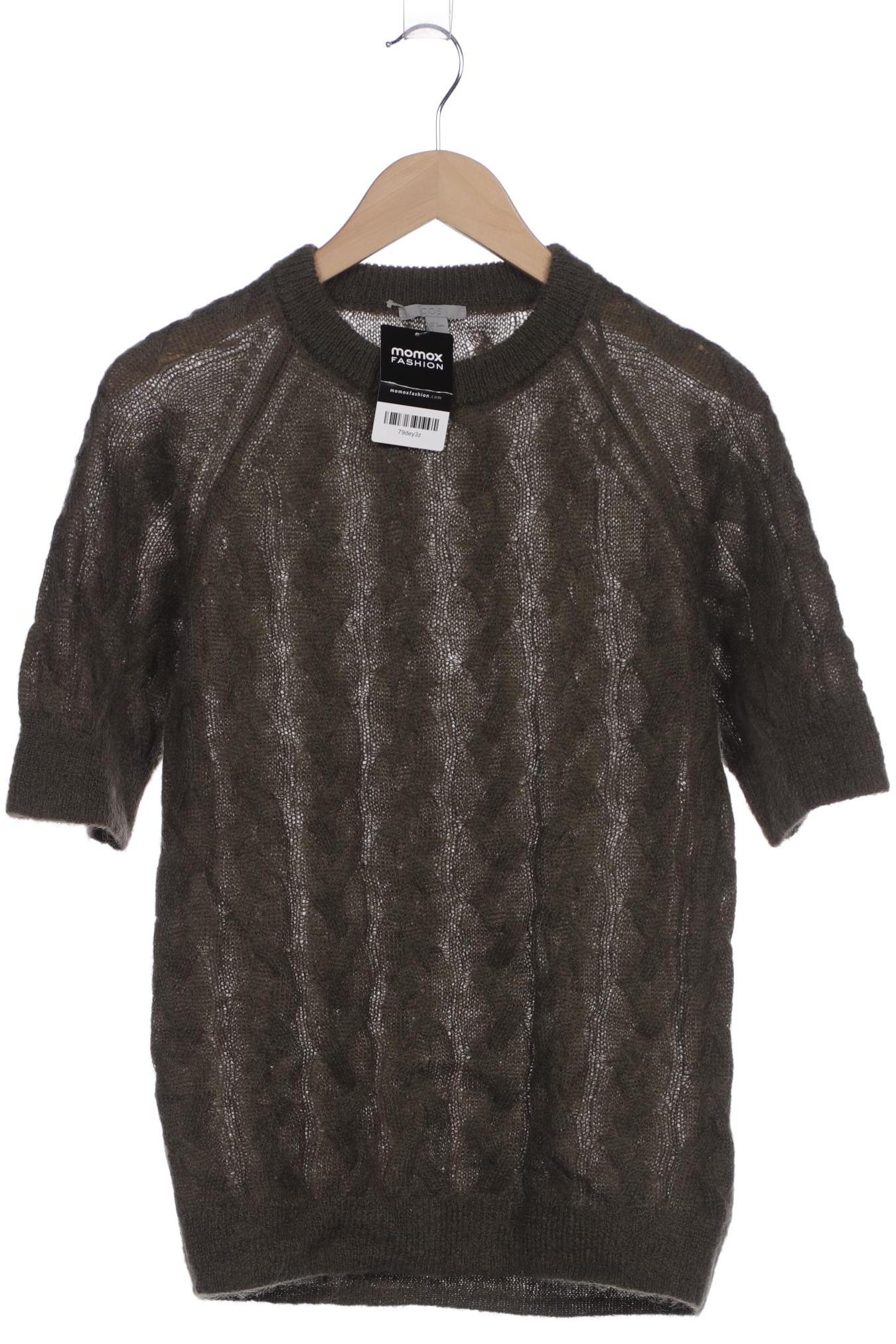 

COS Damen Pullover, grün, Gr. 34