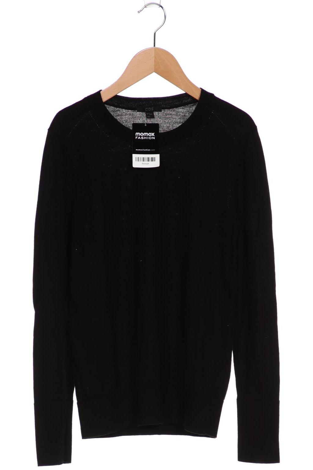 

COS Damen Pullover, schwarz, Gr. 38