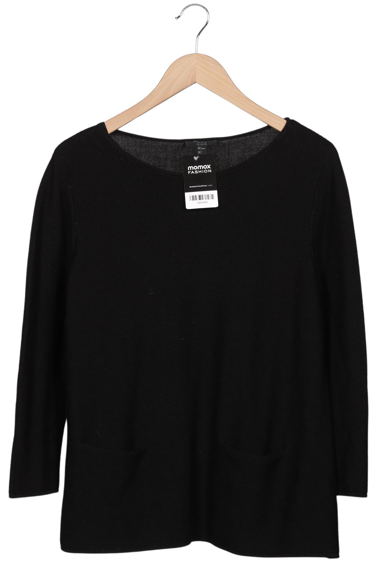 

COS Damen Pullover, schwarz, Gr. 42