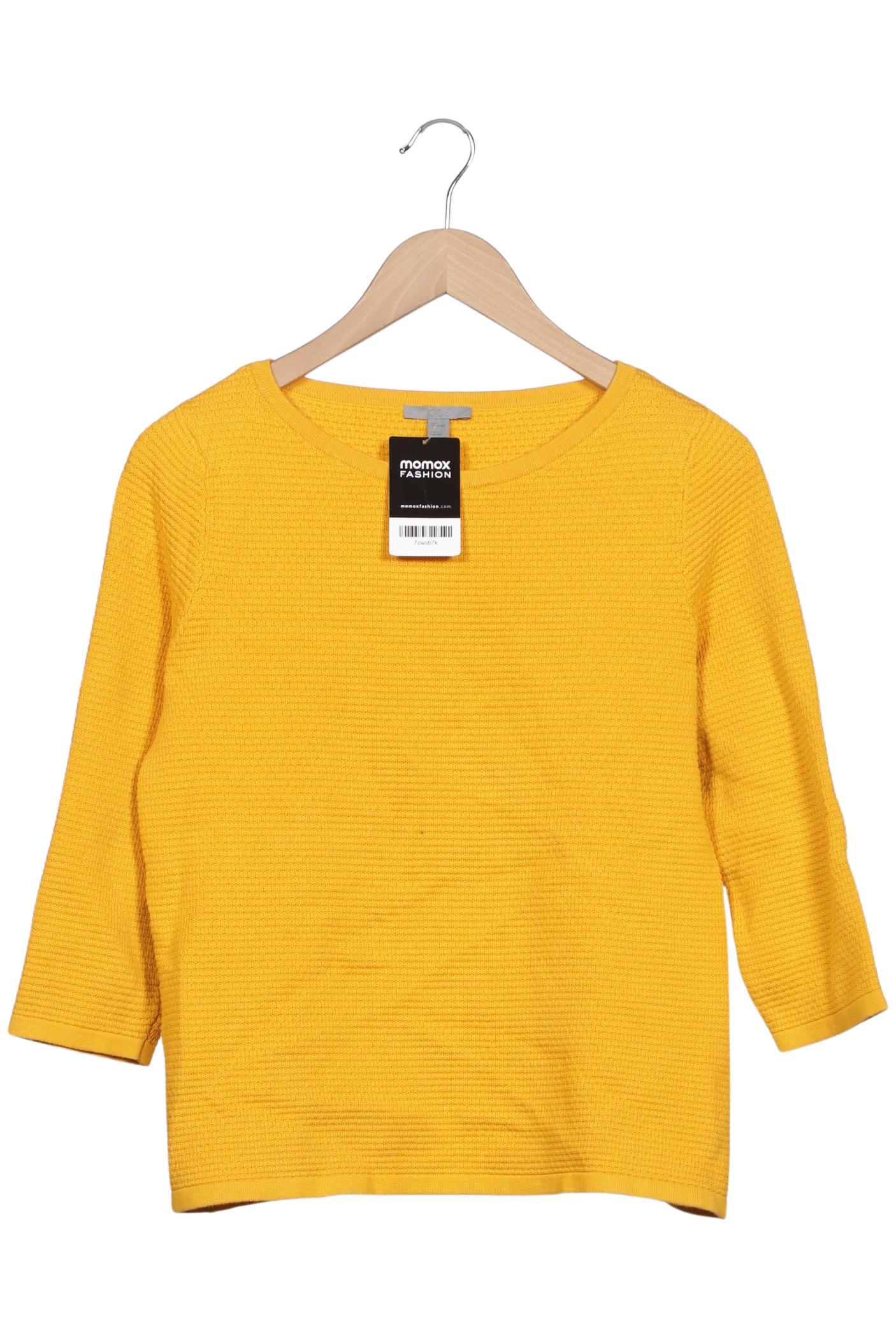 

COS Damen Pullover, gelb, Gr. 36