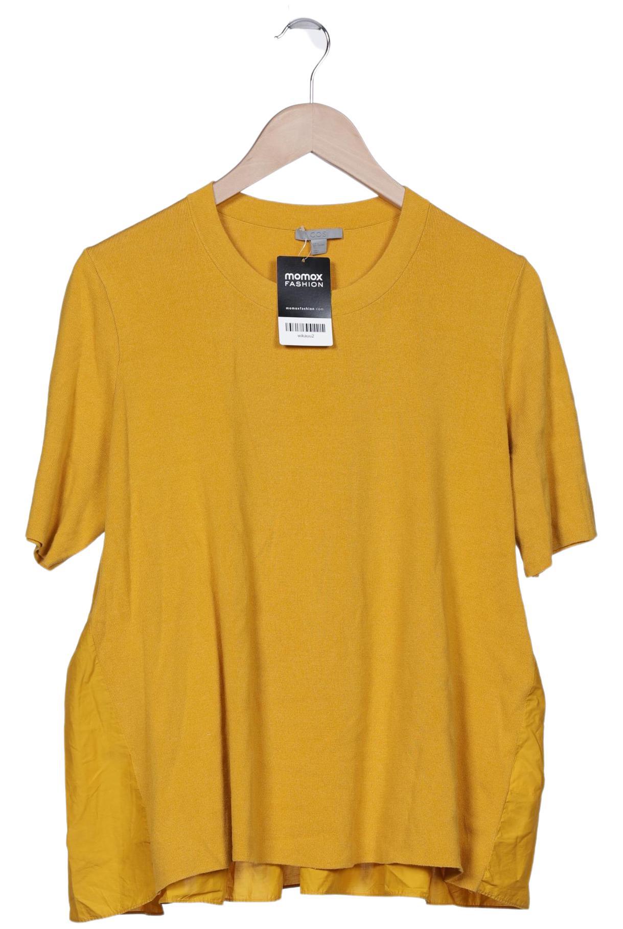 

COS Damen Pullover, gelb, Gr. 42