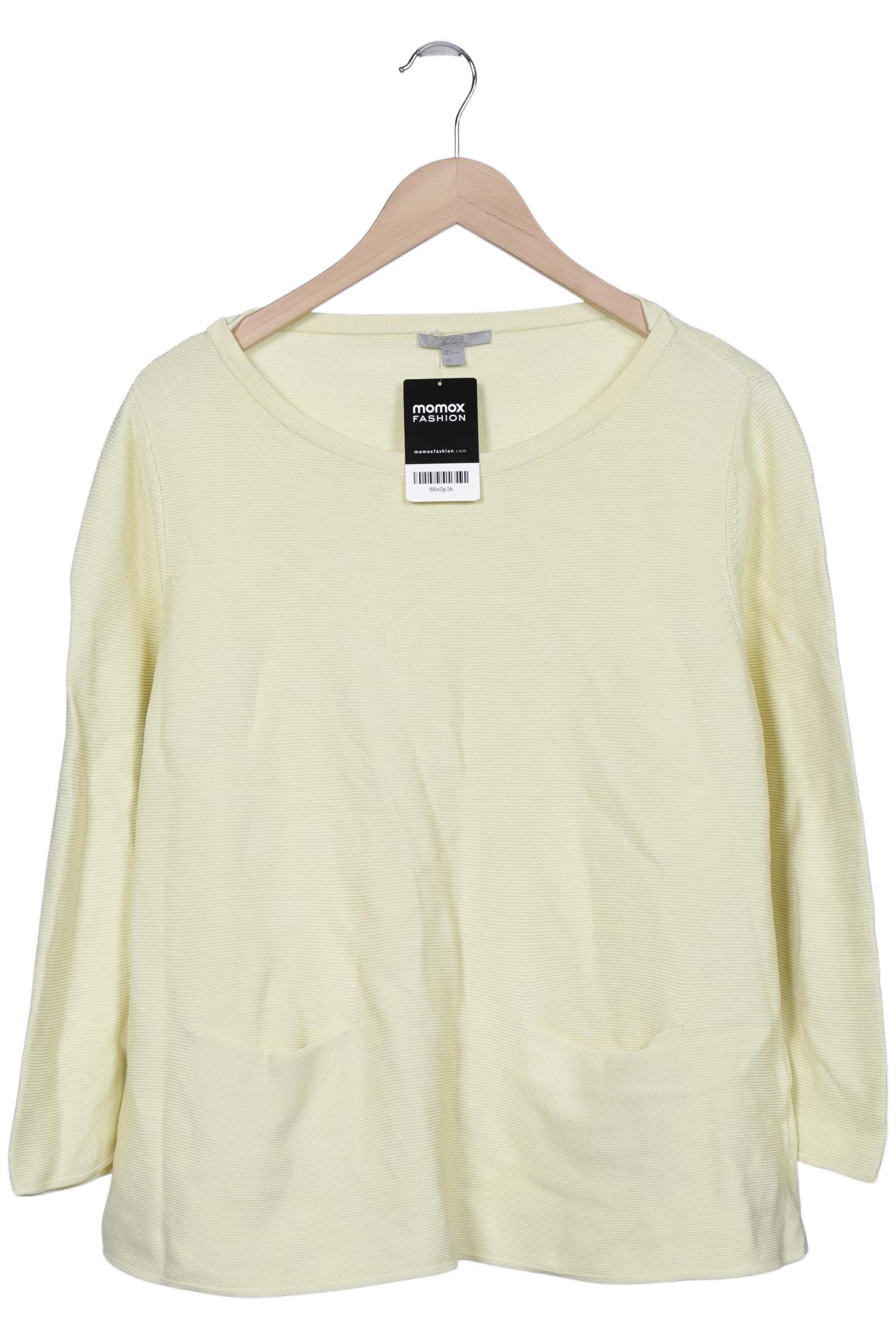 

COS Damen Pullover, gelb, Gr. 42