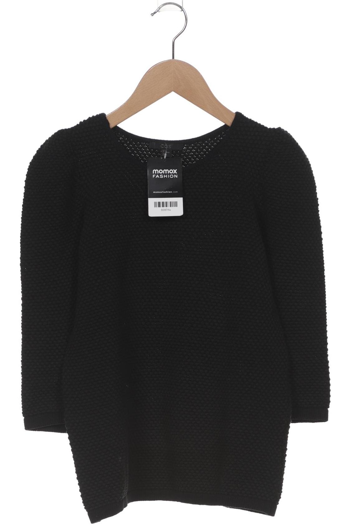 

COS Damen Pullover, schwarz, Gr. 34