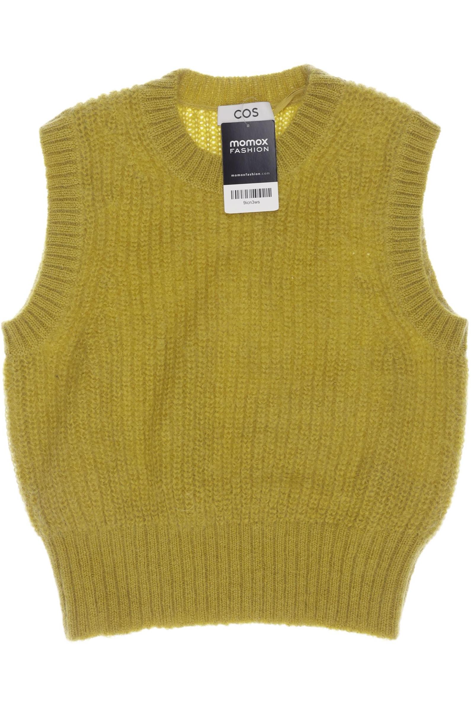 

COS Damen Pullover, gelb, Gr. 34