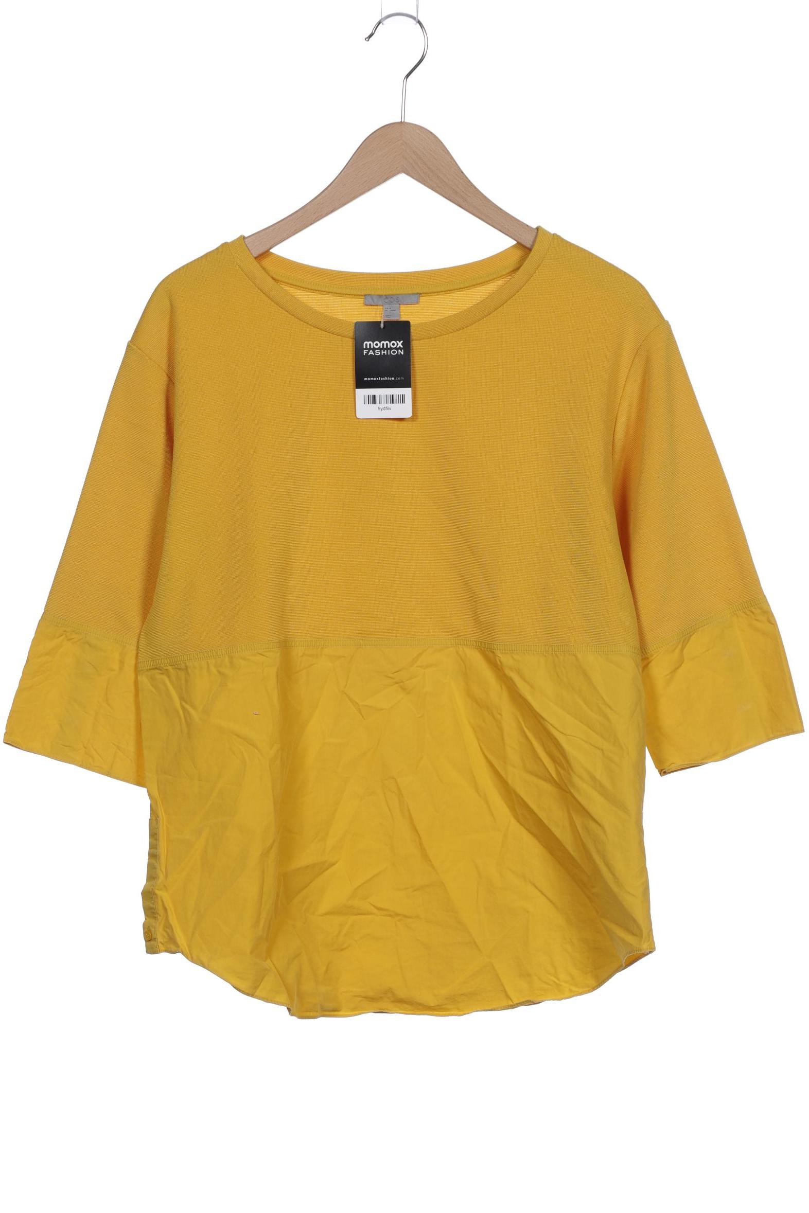 

COS Damen Pullover, gelb, Gr. 38