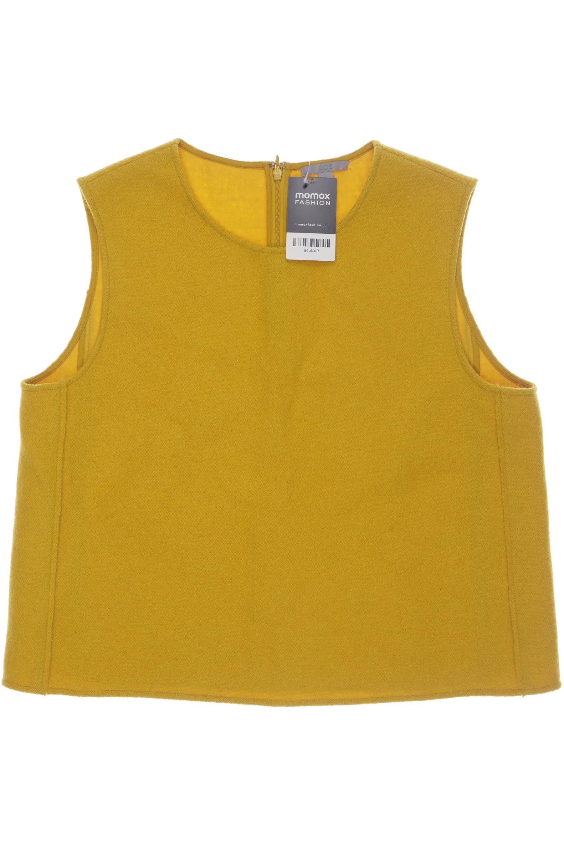 

COS Damen Pullover, gelb, Gr. 44