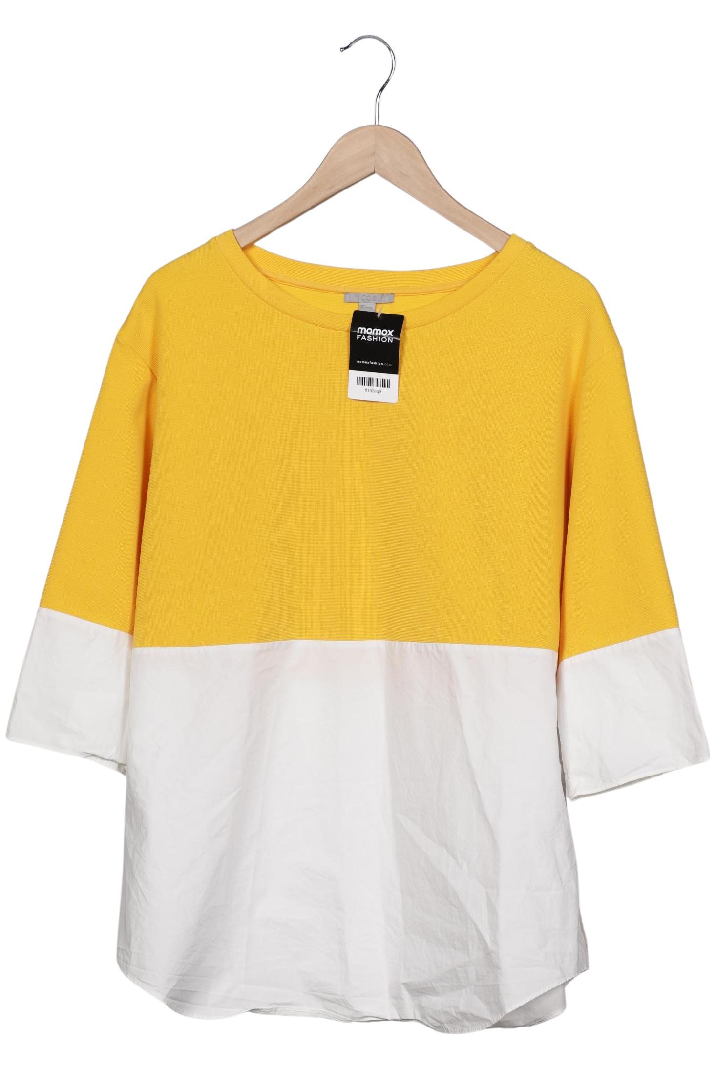 

COS Damen Pullover, gelb, Gr. 42