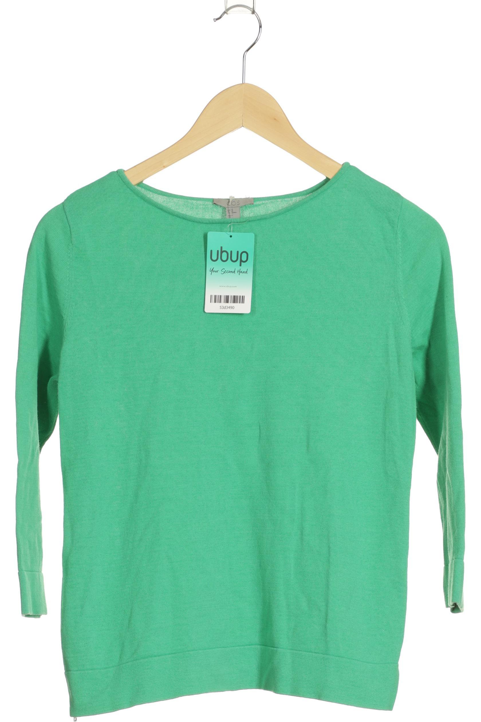 

COS Damen Pullover, grün, Gr. 34