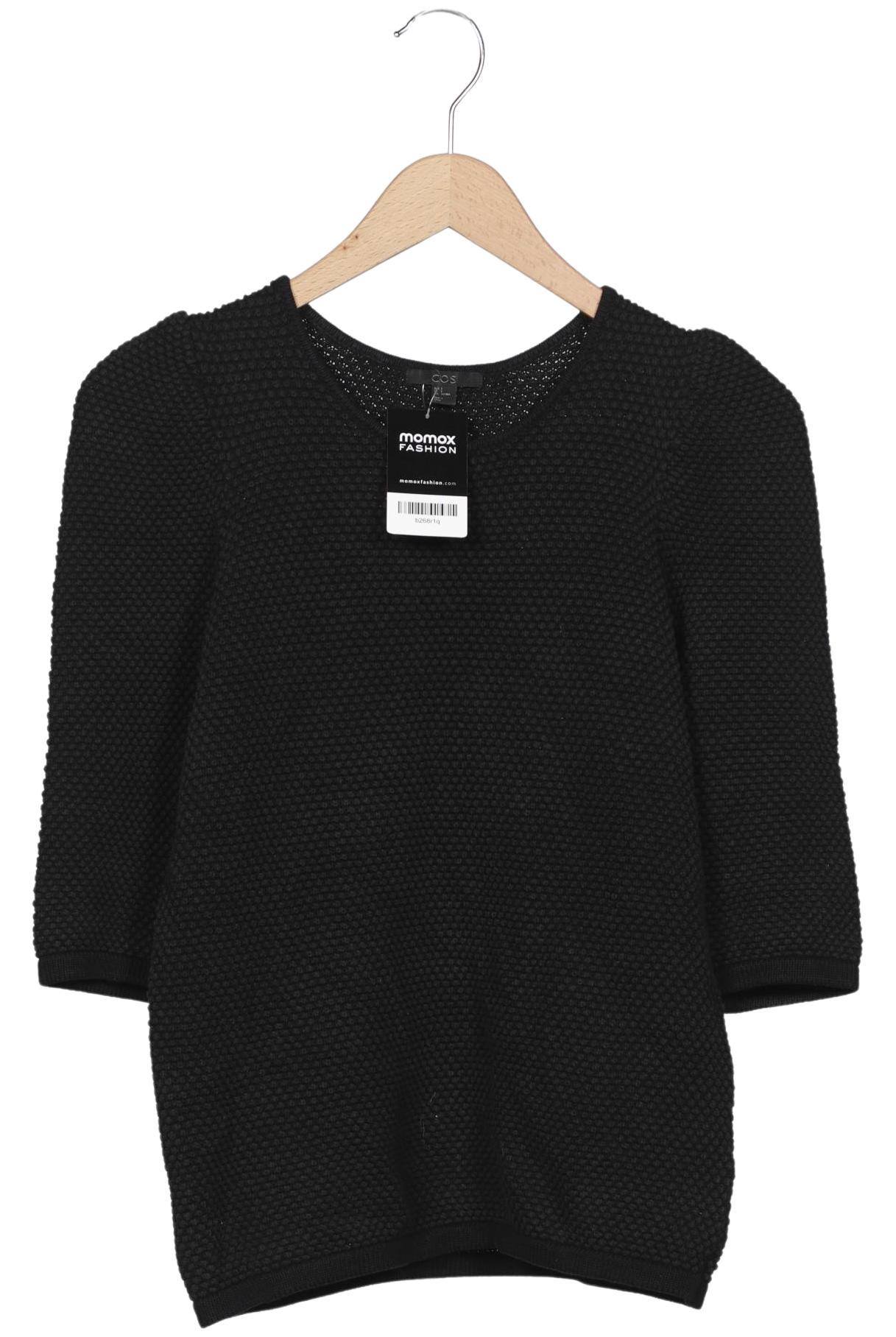 

COS Damen Pullover, schwarz, Gr. 36