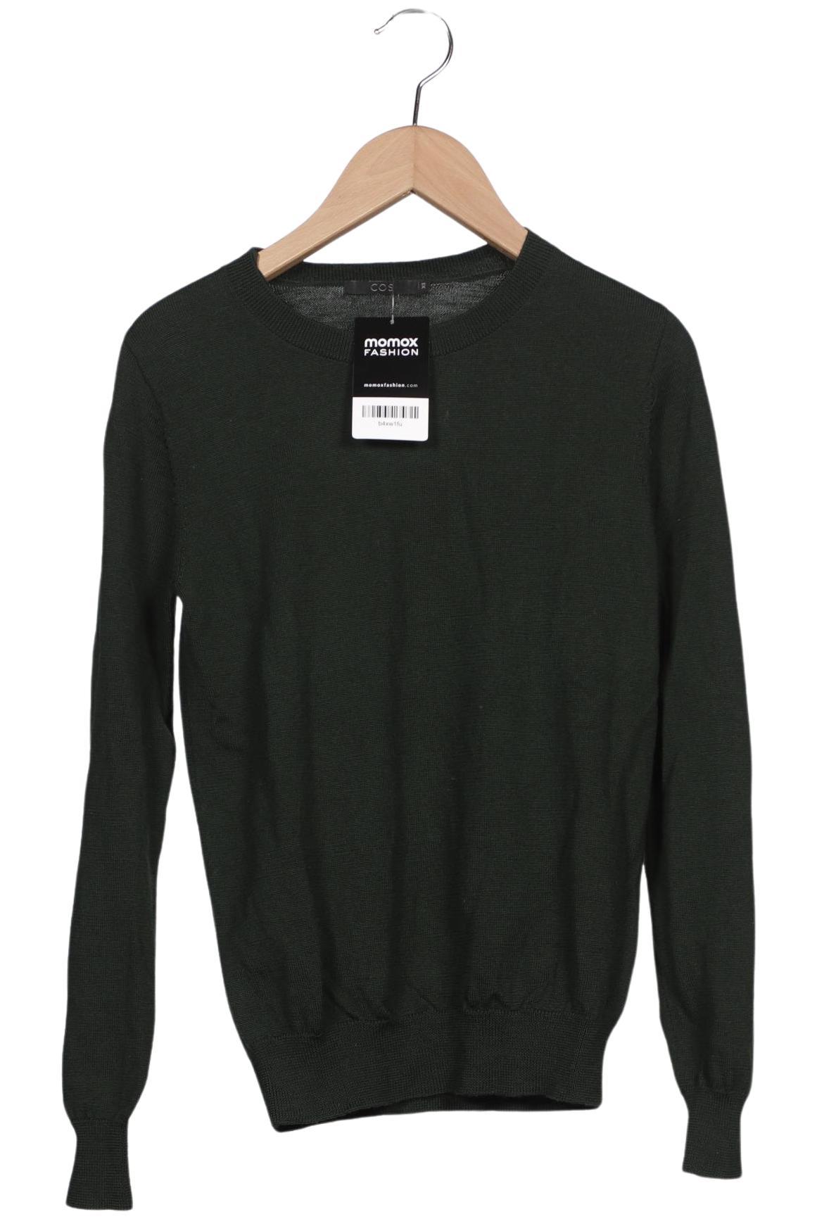 

COS Damen Pullover, grün, Gr. 34