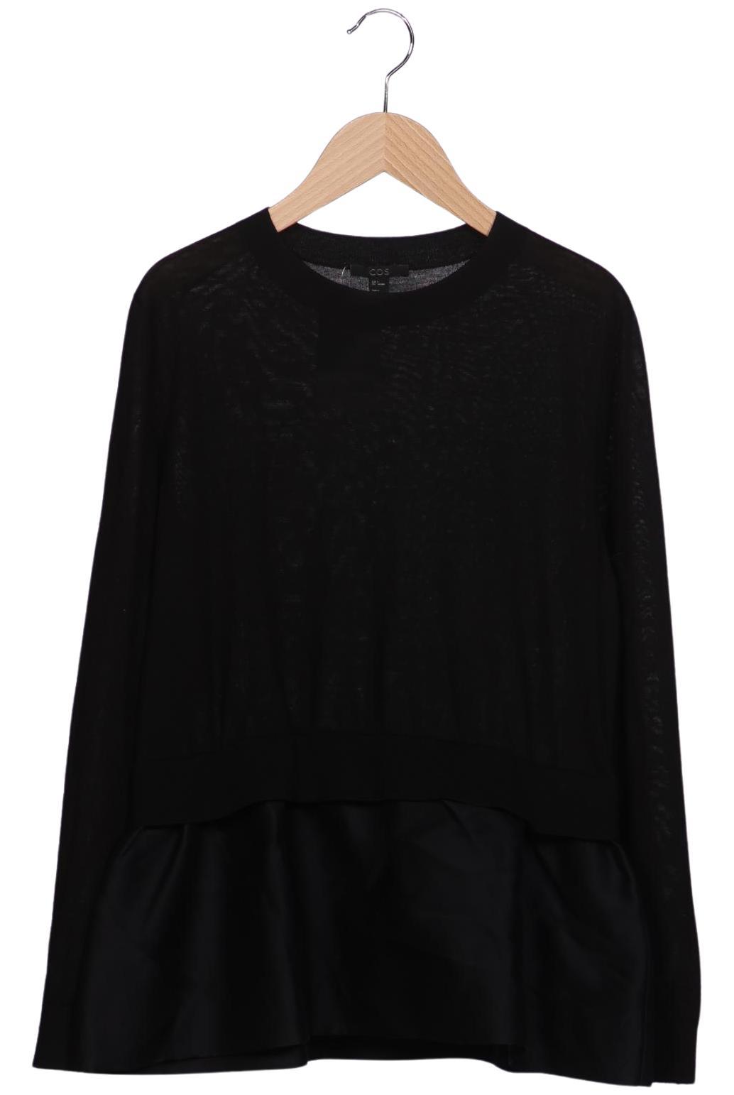 

COS Damen Pullover, schwarz, Gr. 36