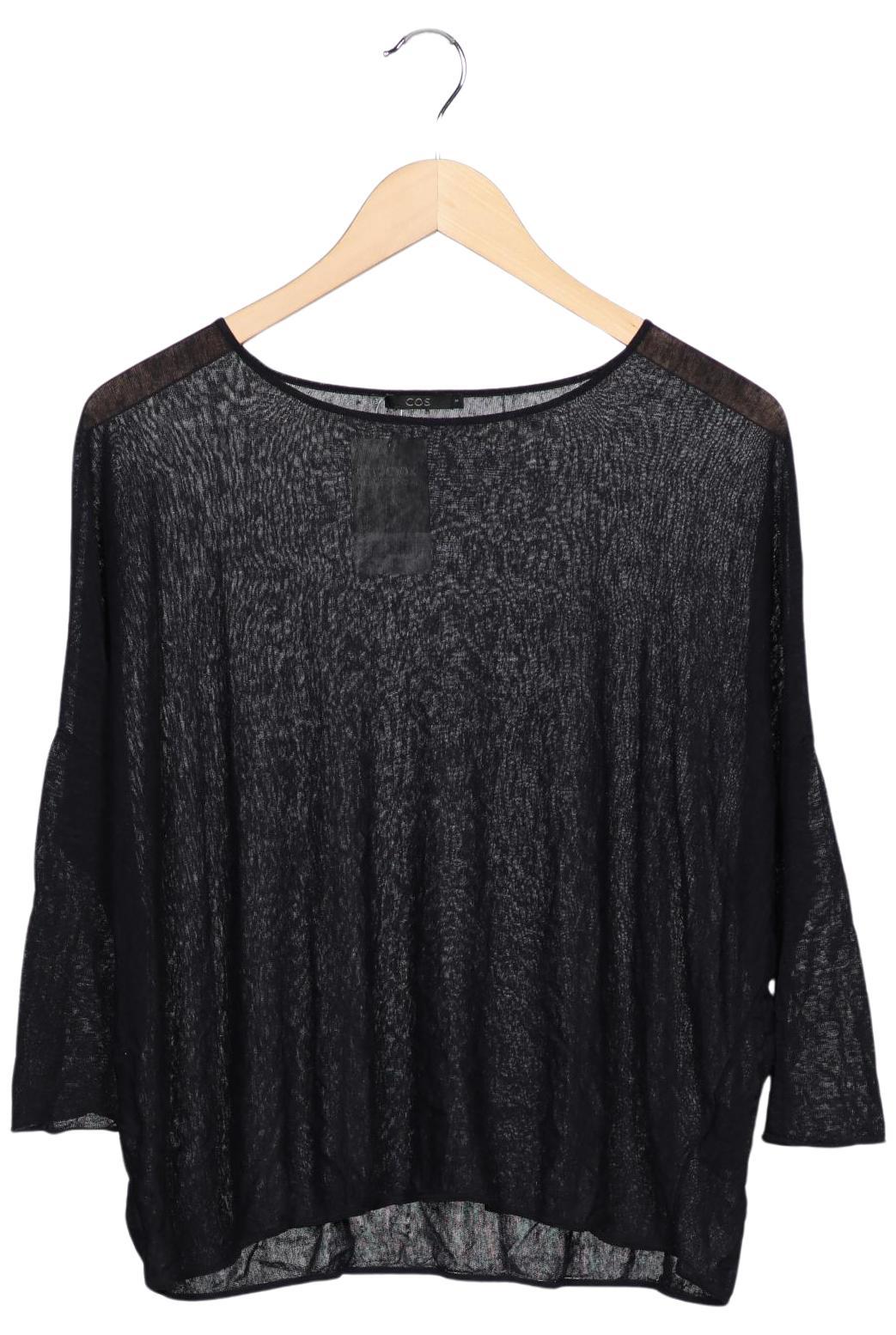 

COS Damen Pullover, schwarz, Gr. 36