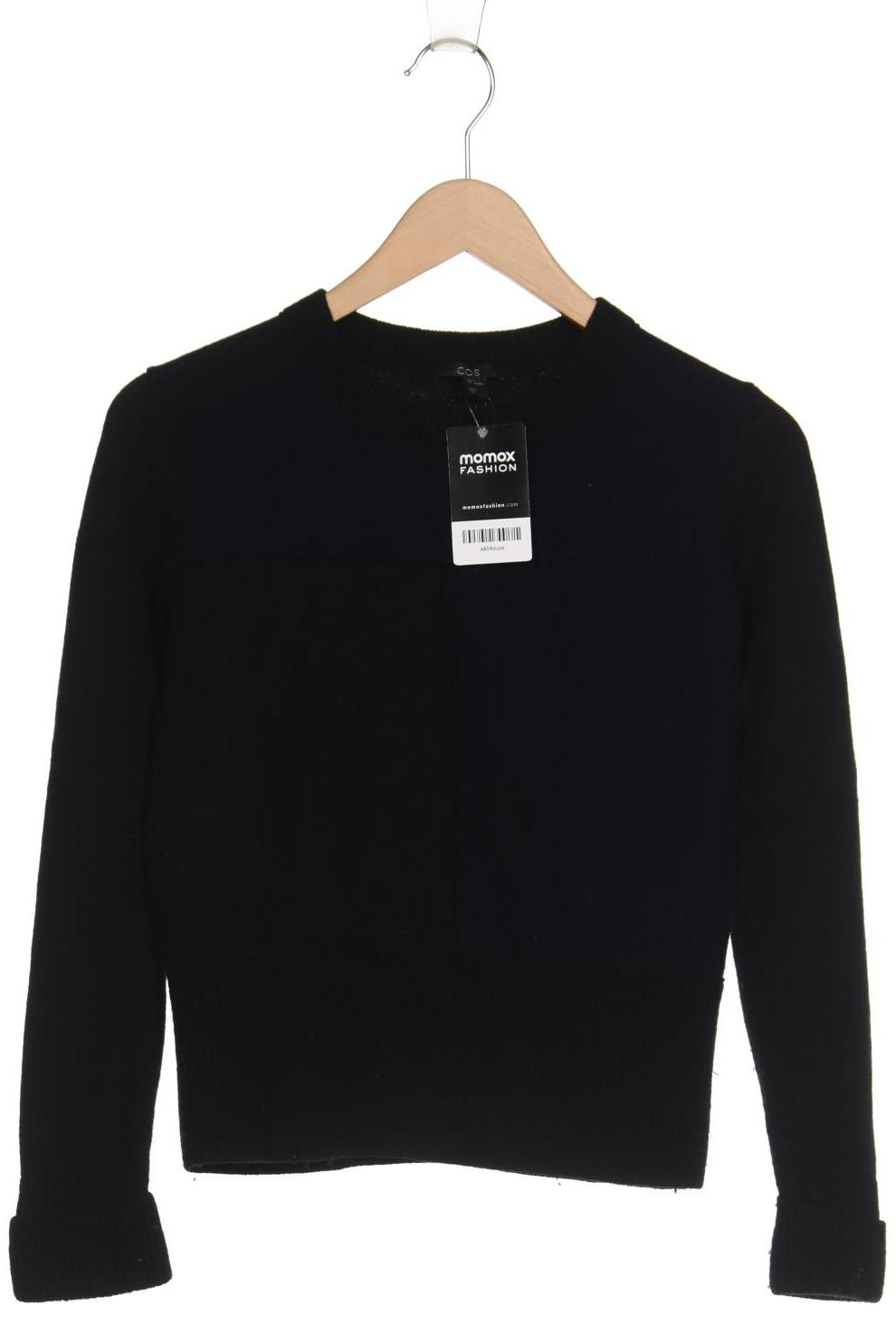 

COS Damen Pullover, schwarz, Gr. 36