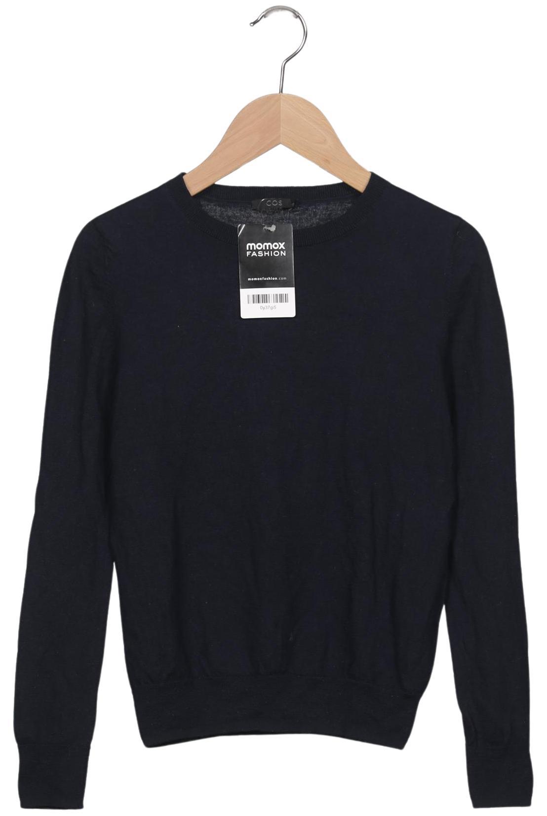 

COS Damen Pullover, marineblau, Gr. 34