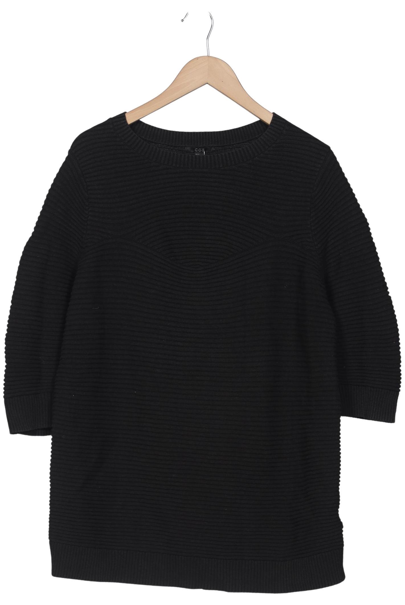 

COS Damen Pullover, schwarz, Gr. 38