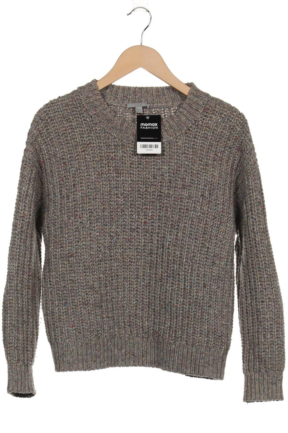 

COS Damen Pullover, grau, Gr. 34