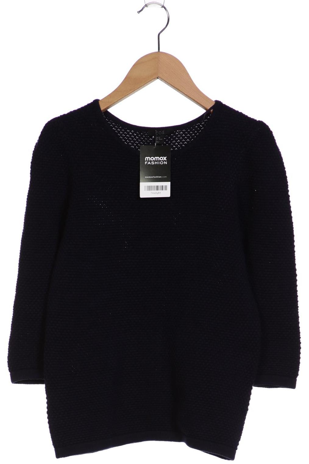 

COS Damen Pullover, marineblau, Gr. 34