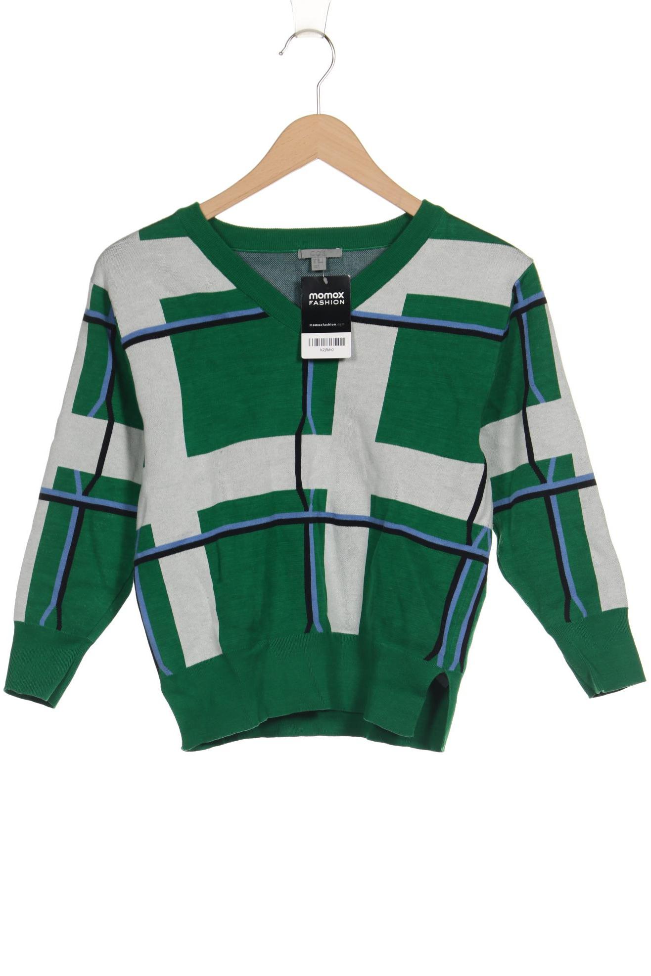 

COS Damen Pullover, grün, Gr. 34