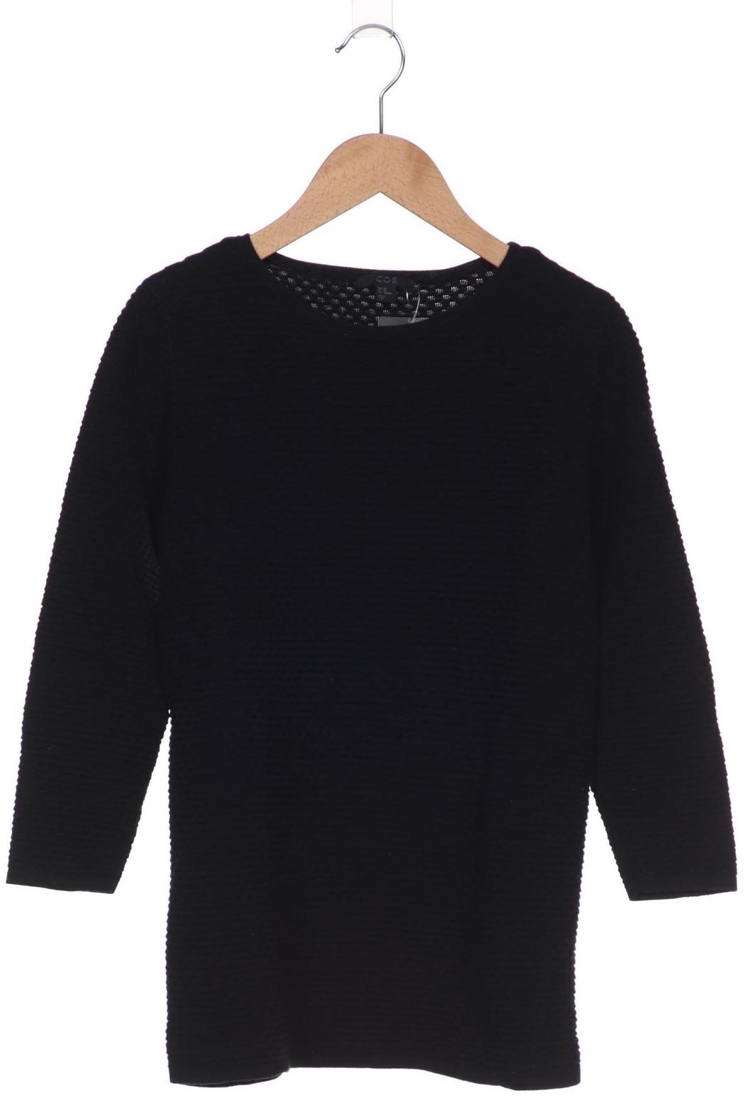 

COS Damen Pullover, schwarz, Gr. 34