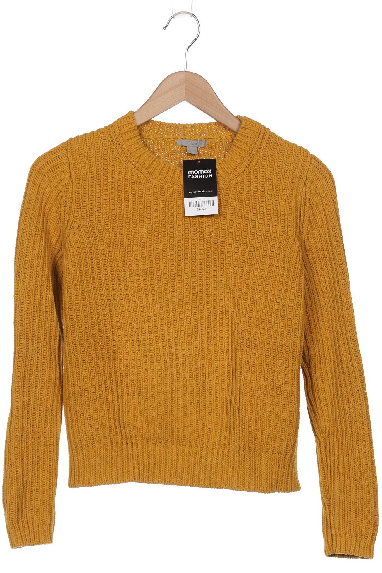 

COS Damen Pullover, gelb, Gr. 36