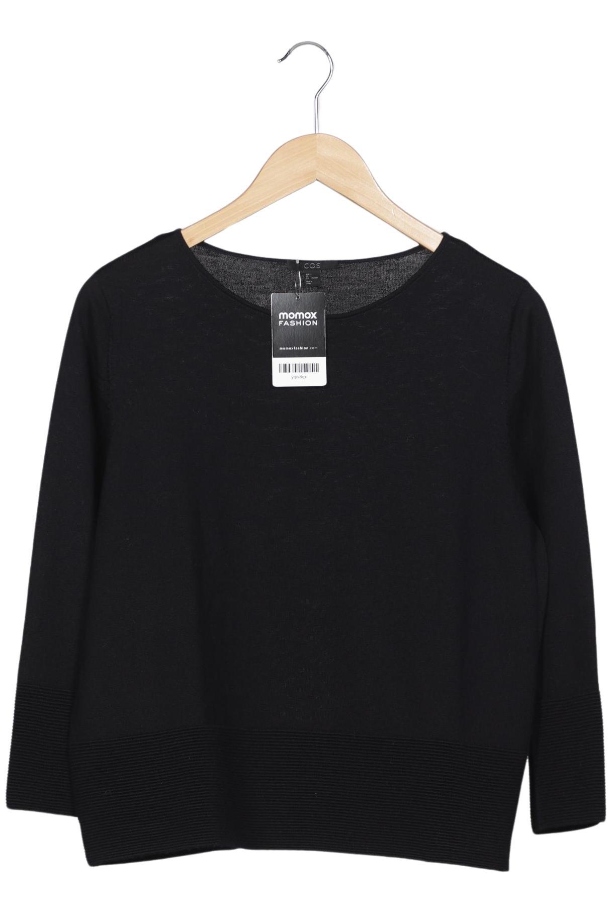 

COS Damen Pullover, schwarz, Gr. 42