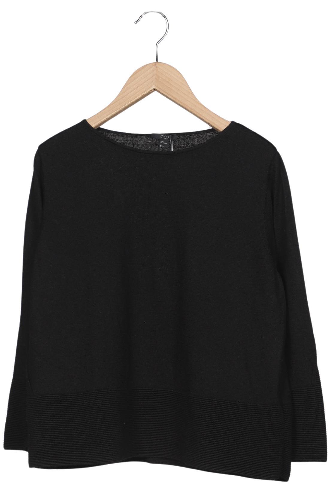 

COS Damen Pullover, schwarz, Gr. 38