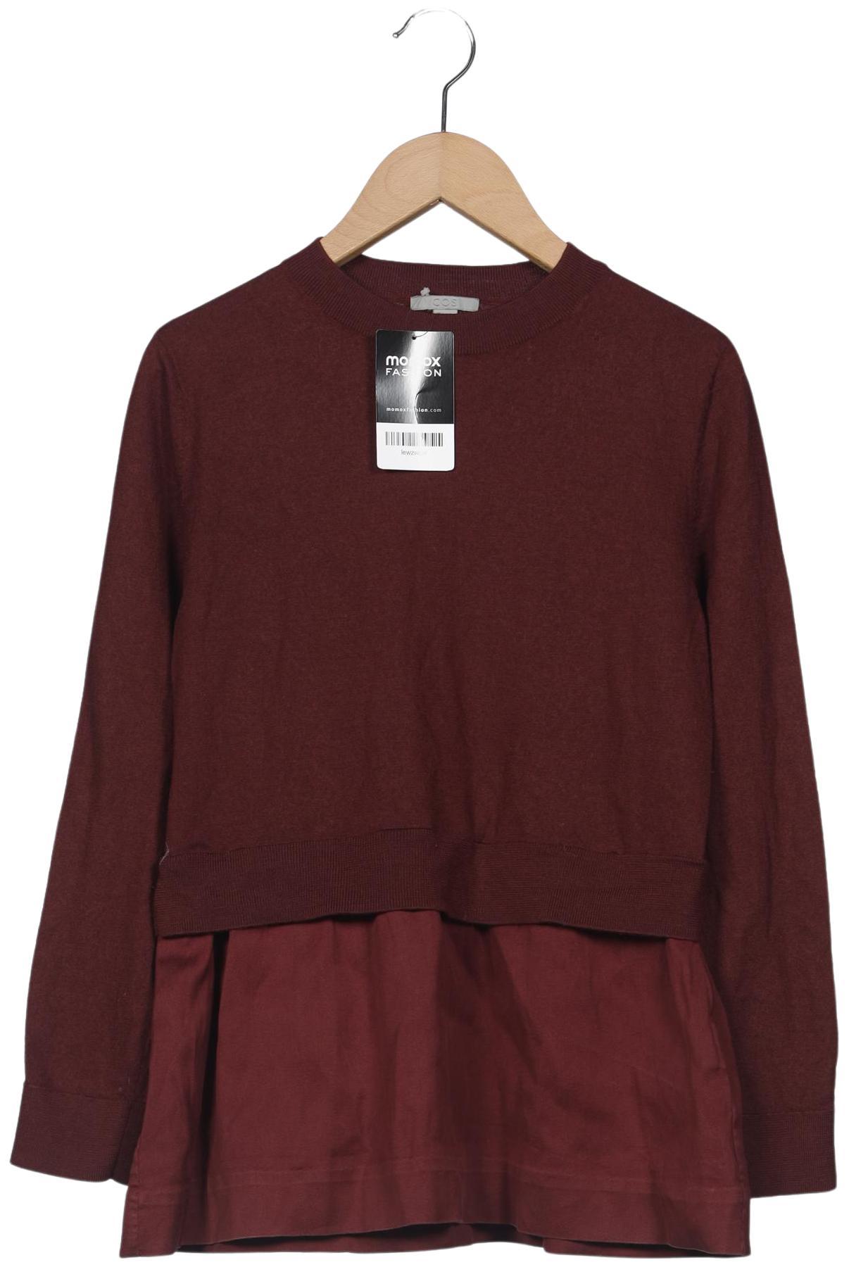 

COS Damen Pullover, bordeaux, Gr. 36