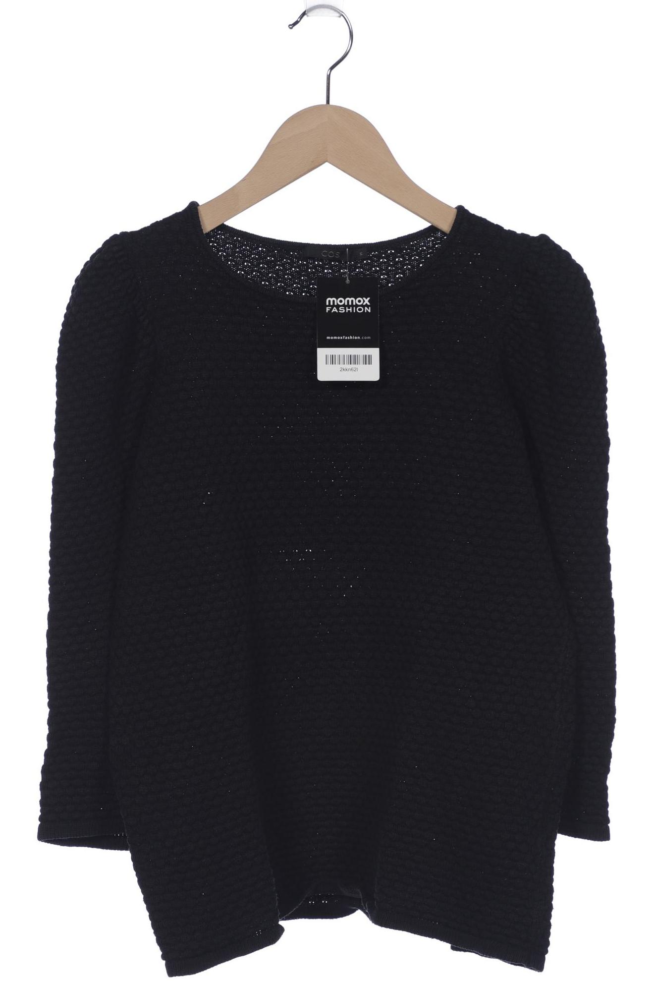 

COS Damen Pullover, schwarz, Gr. 38