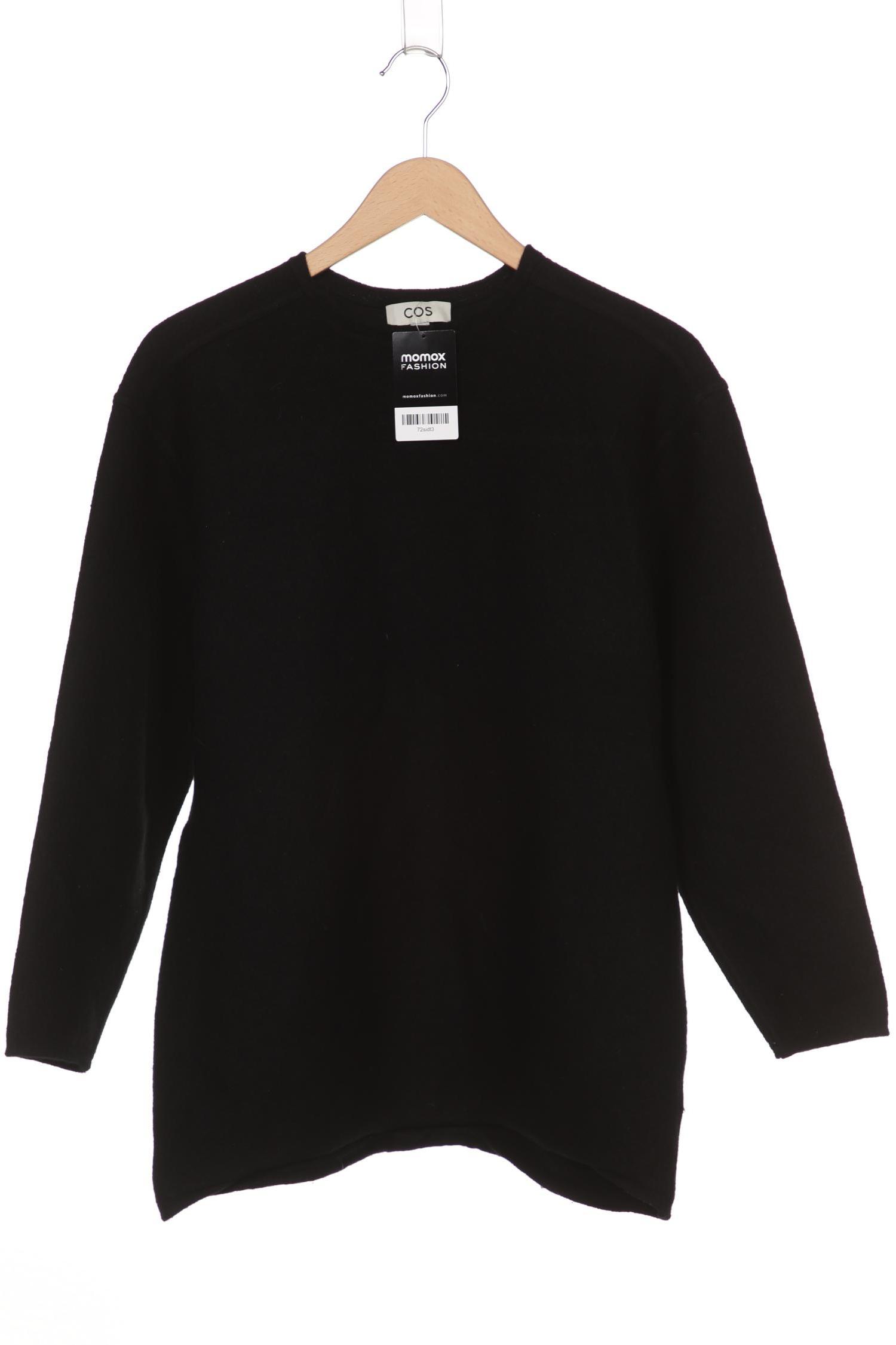 

COS Damen Pullover, schwarz, Gr. 38