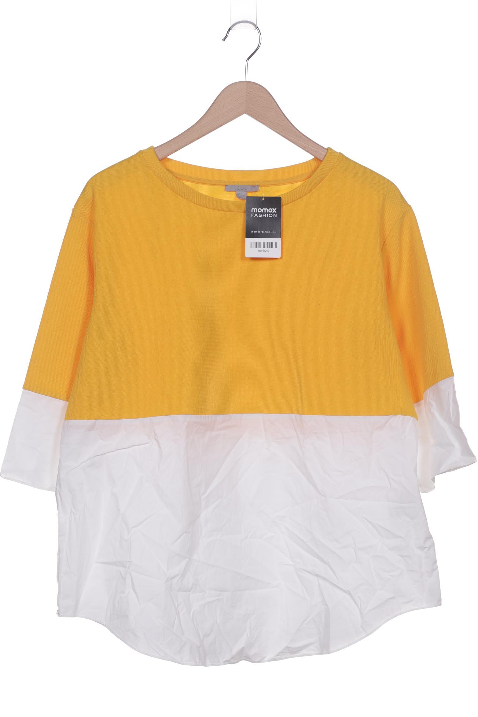 

COS Damen Pullover, gelb, Gr. 38