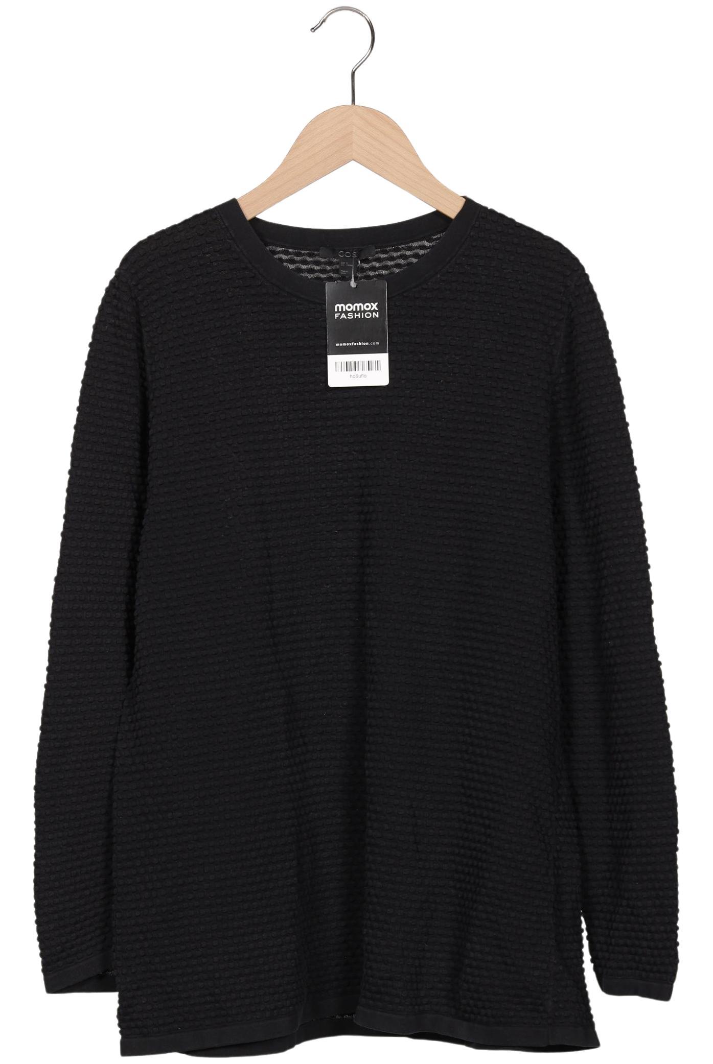 

COS Damen Pullover, schwarz, Gr. 38
