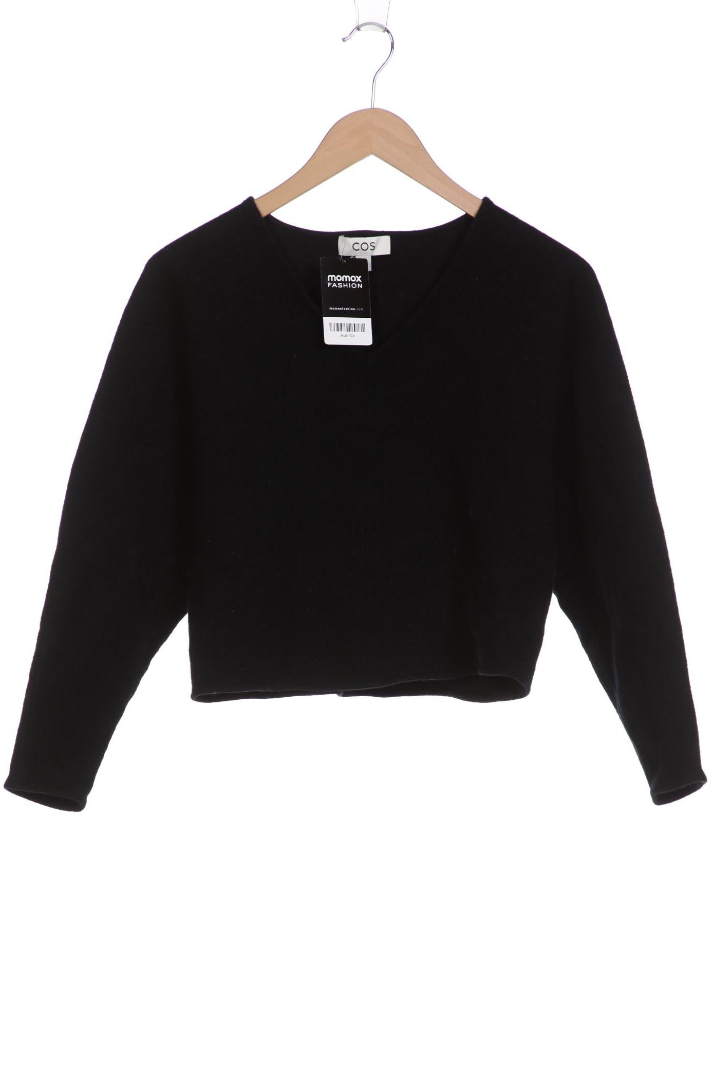 

COS Damen Pullover, schwarz, Gr. 36