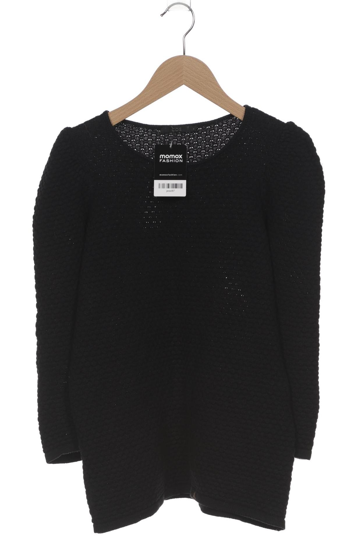 

COS Damen Pullover, schwarz, Gr. 38