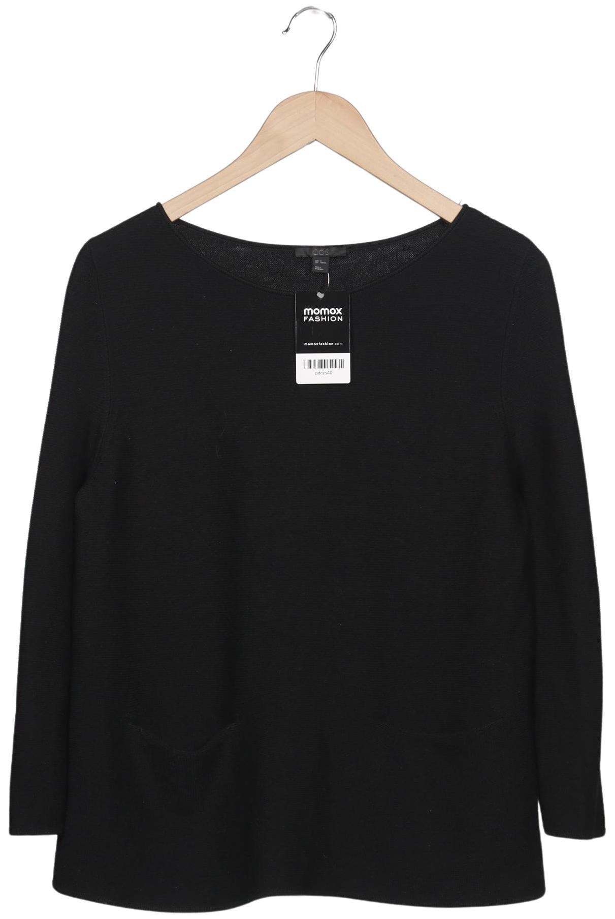 

COS Damen Pullover, schwarz, Gr. 38