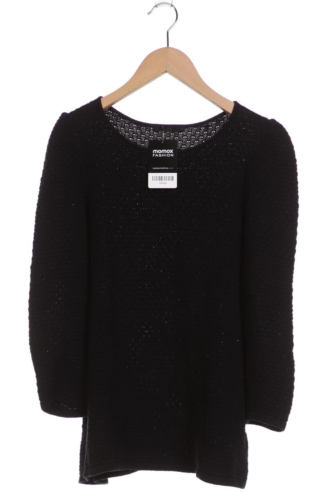 

COS Damen Pullover, schwarz, Gr. 38