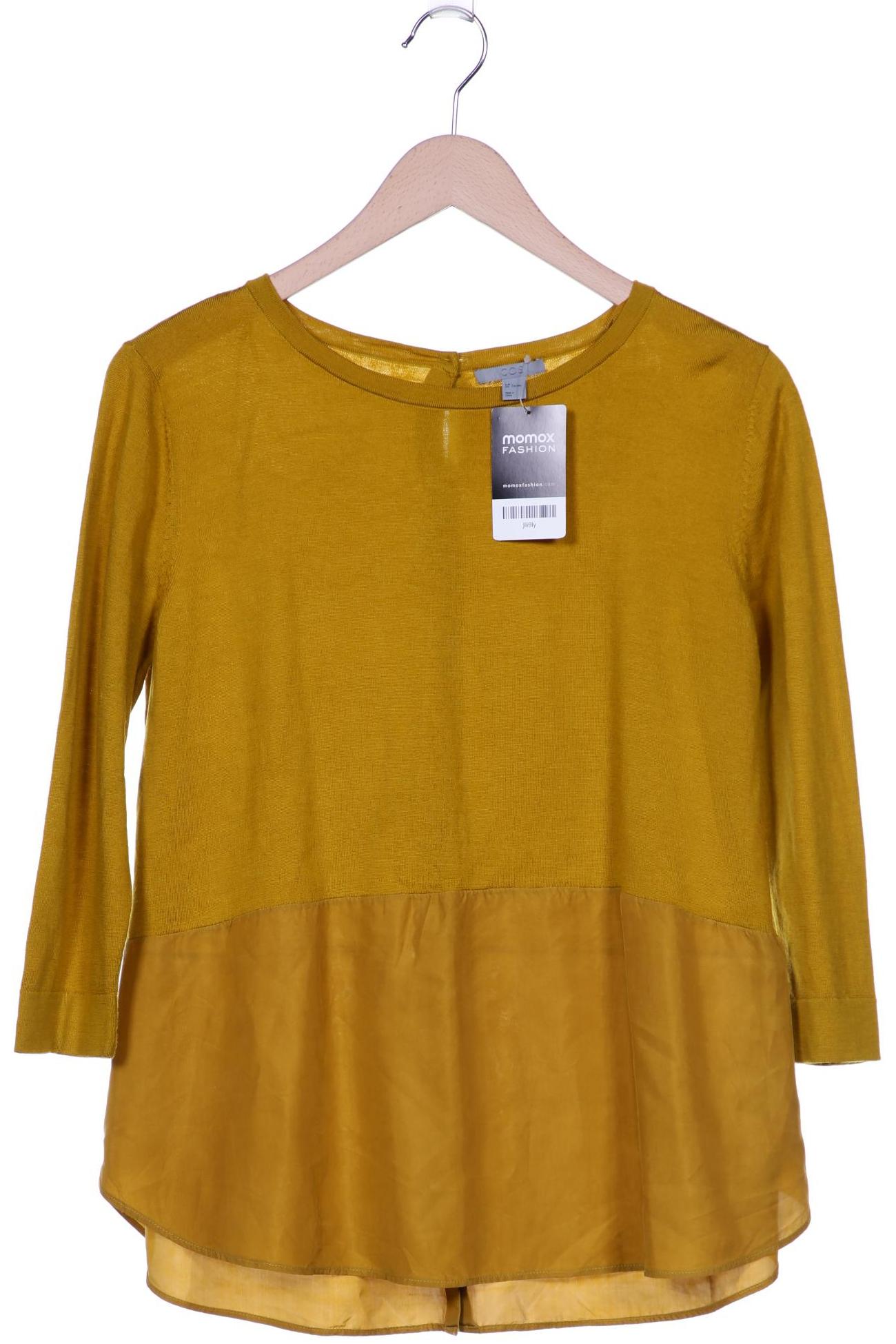 

COS Damen Pullover, gelb, Gr. 42