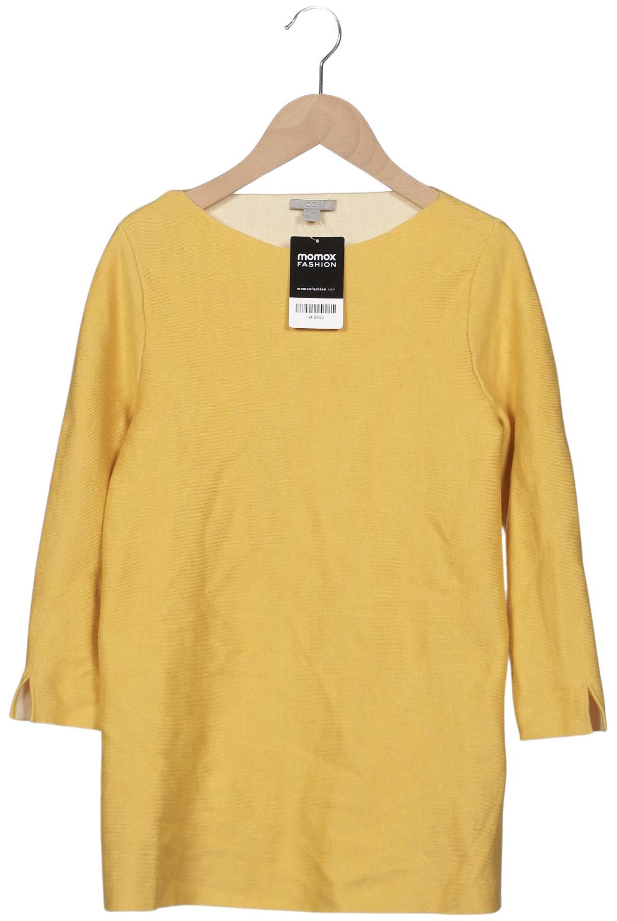 

COS Damen Pullover, gelb, Gr. 36