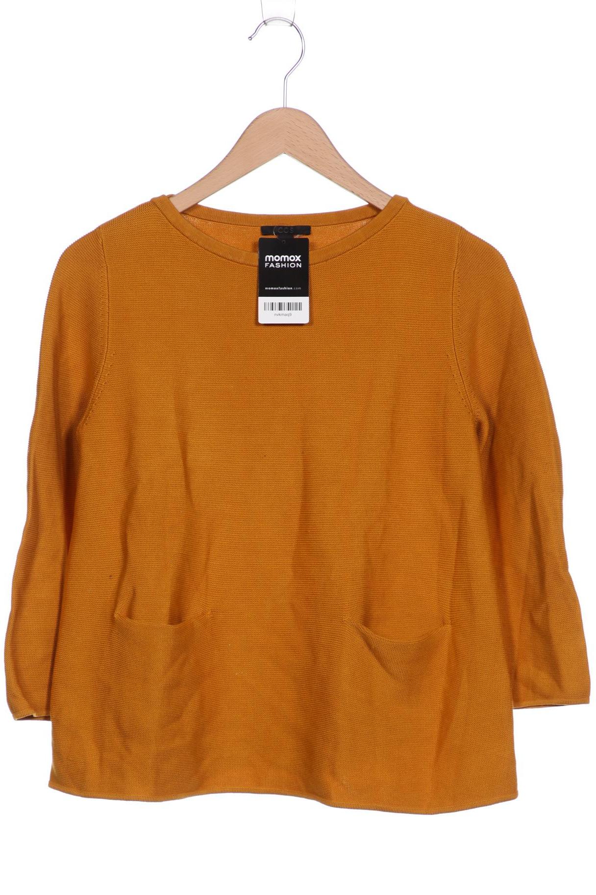

COS Damen Pullover, gelb, Gr. 36